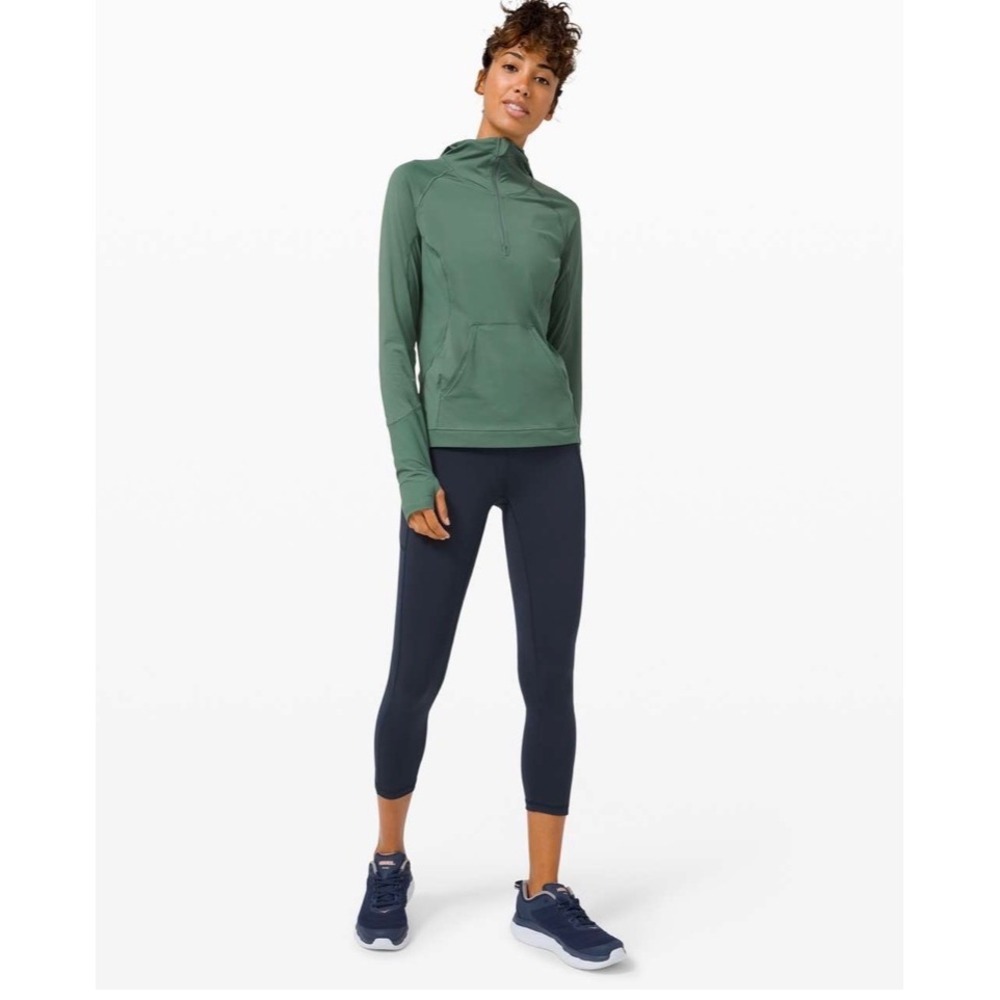 Lululemon Invigorate High Rise Crop 23" Leggings True Navy W6BDVS Size 6